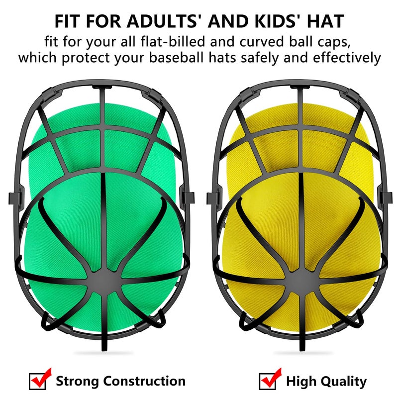 Coopache 4 Pack Hat Washer for Baseball Cap Washer Cage for Washing Machine,Ball Cap Washing Frame Hat Cleaner Holder Protector for Dishwasher - Image 5